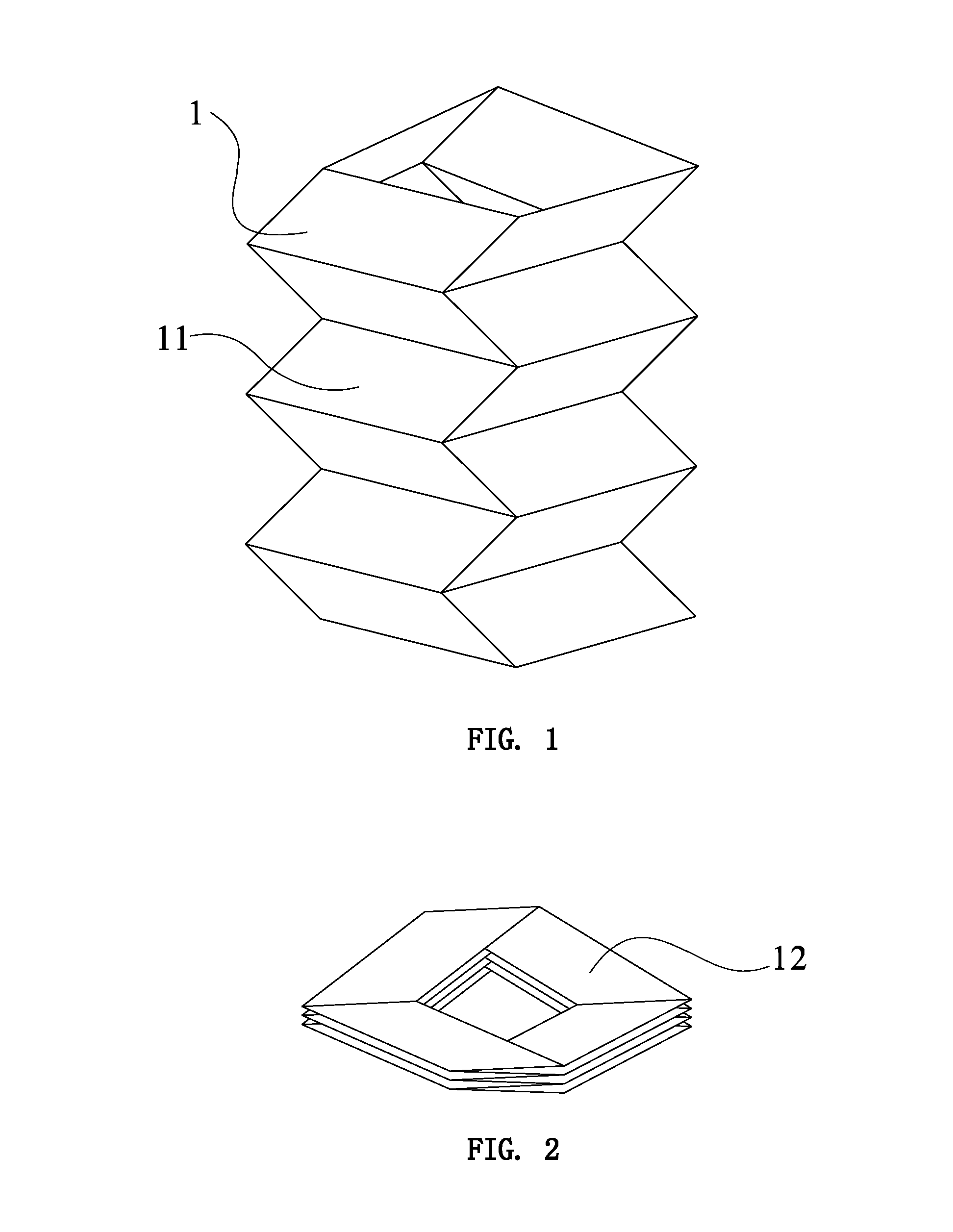 Foldable tubular element with one rigid degree of freedom