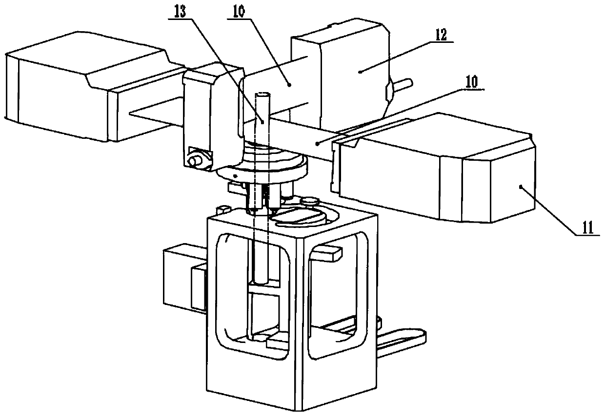 Datum plane positioning mechanism and length and circumference detection device