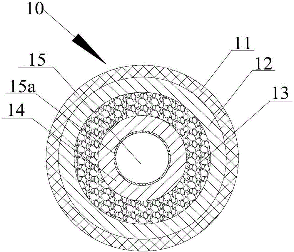 Waterlogging seepage drainage water pipe