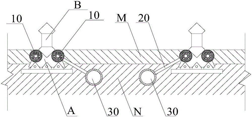 Waterlogging seepage drainage water pipe