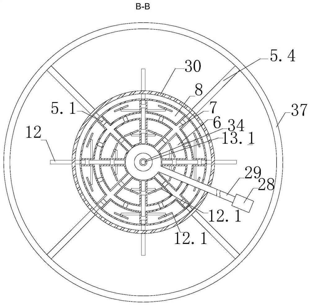 Continuous biomass carbonization device and method for gas-solid classification pyrolysis differential classification