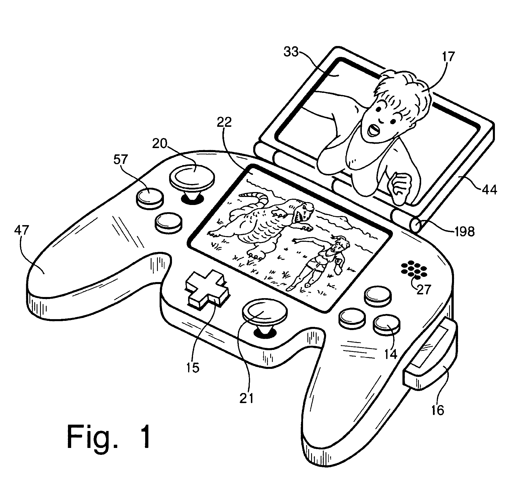 3D portable game system