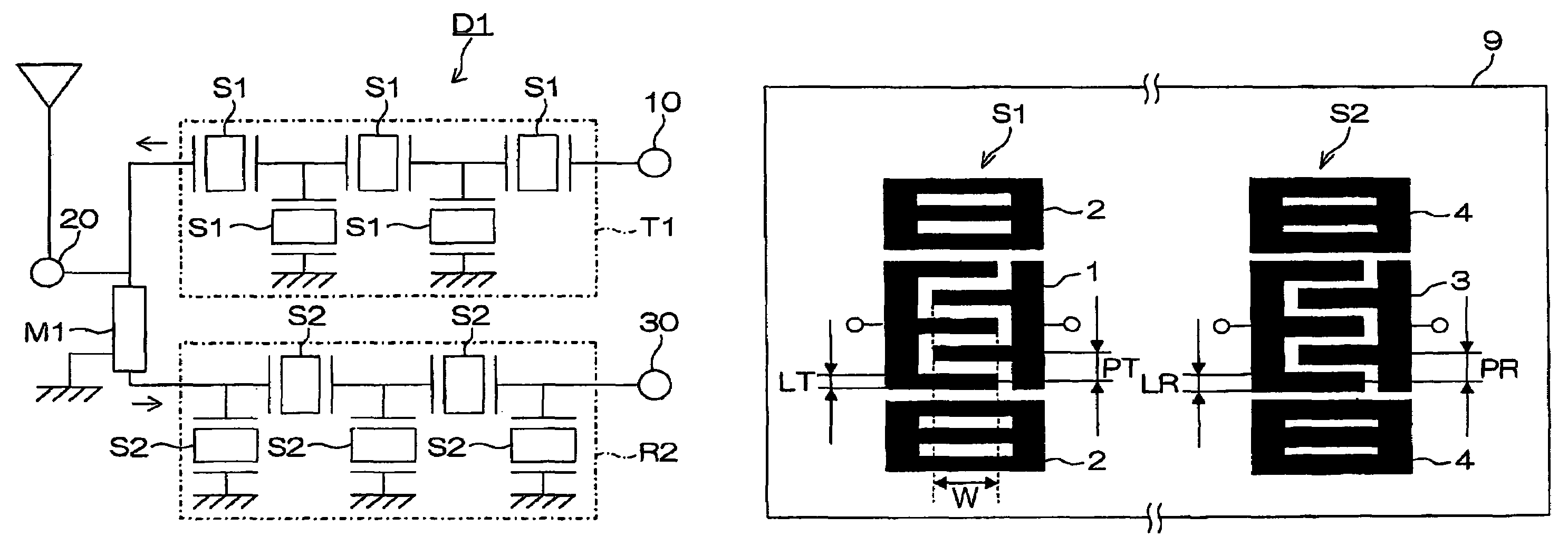 Surface acoustic wave device, duplexer, and communications equipment