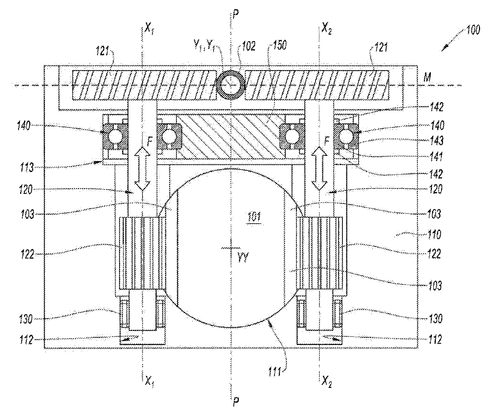 Electric Brake Booster with Transmission Clearance Compensation