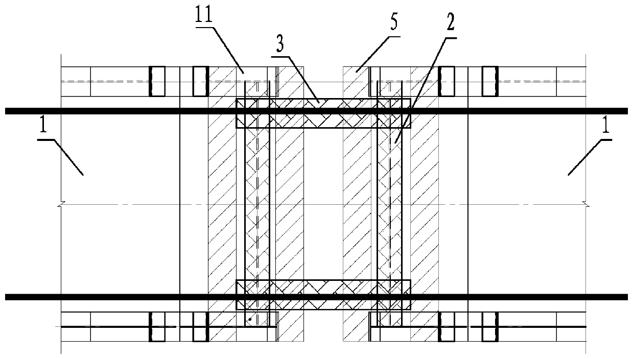 Rail Transit Bridge Steel Girder Girder Girder Seam Support Adjustment System and Erection Method for Sleepers