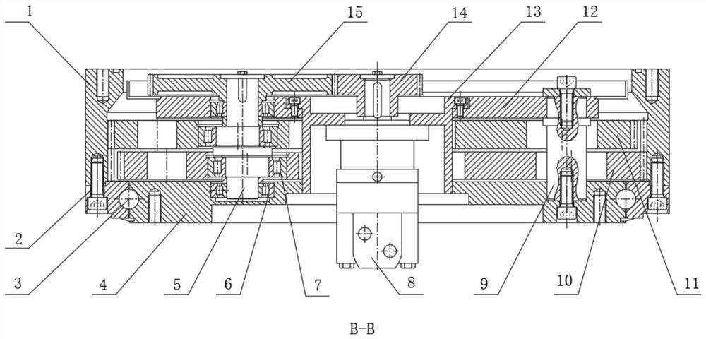 A self-driven slewing bearing