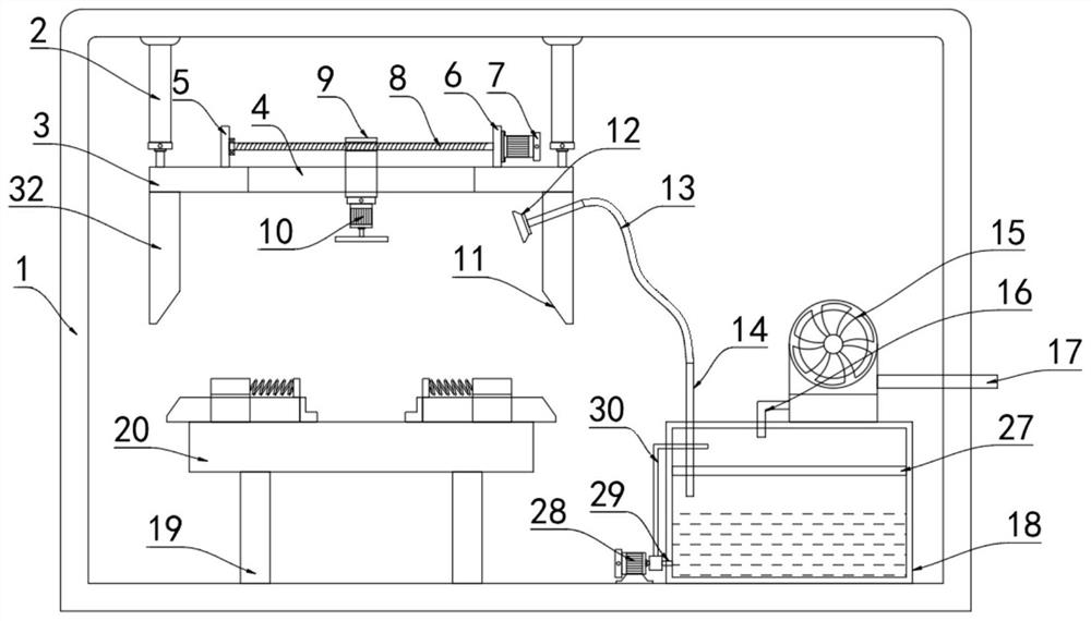 PCB polishing device for mechano-electronic engineering