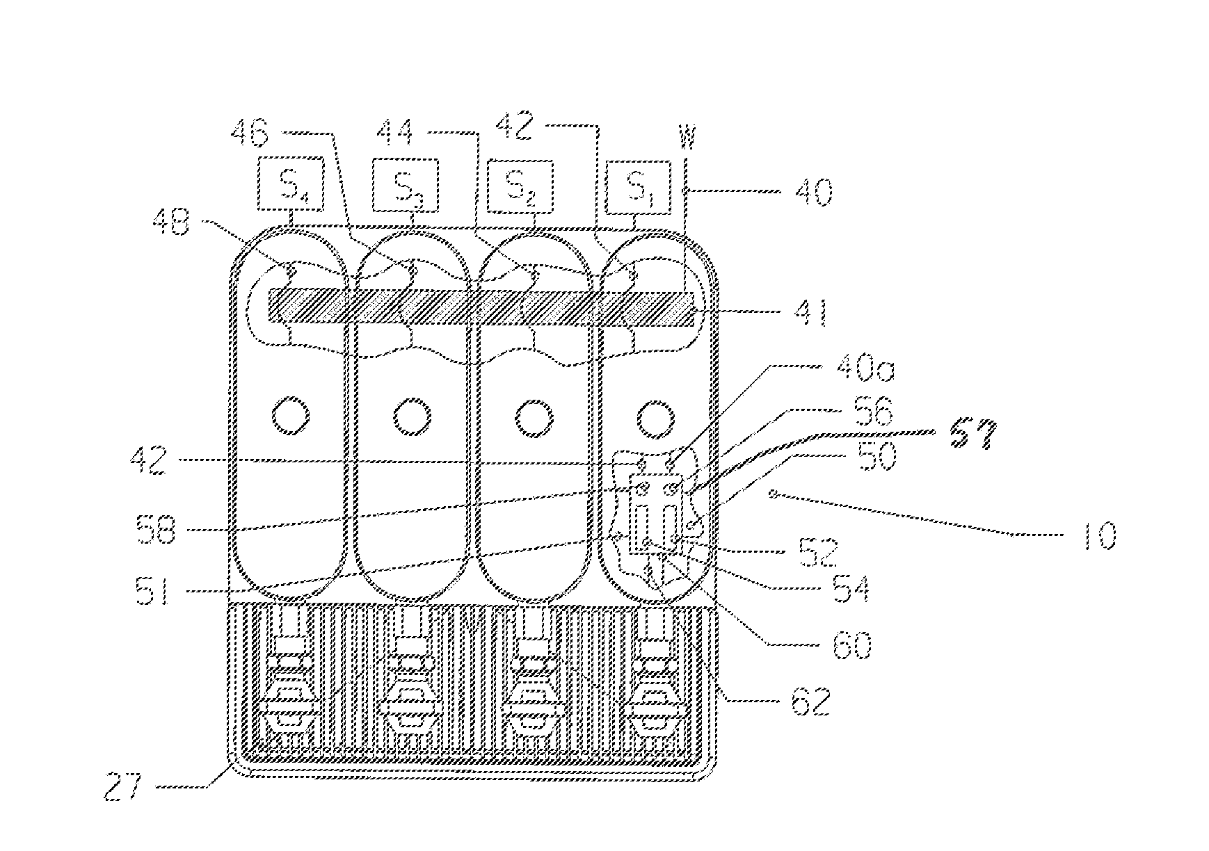 Post-mix dispenser assembly