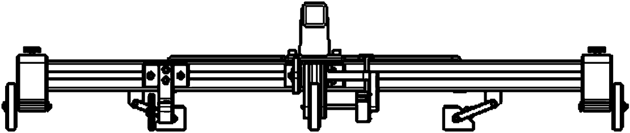 Water-driving TOFD (time of flight diffraction) scanning device