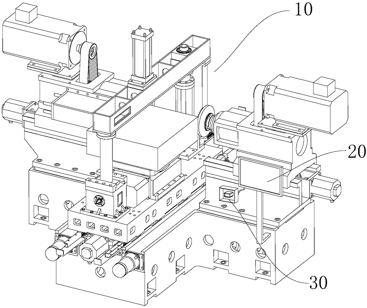 Numerical control machine tool capable of identifying workpieces and automatically inputting process parameters