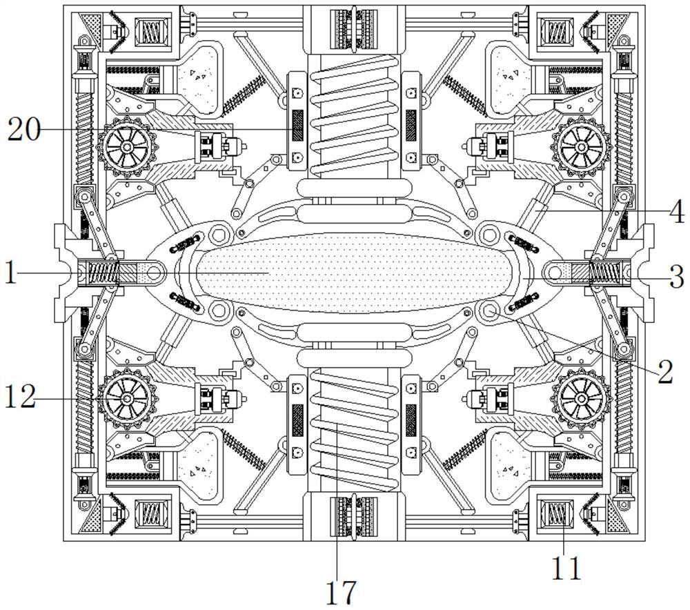 Polishing self-adaptive polishing pressure self-cleaning intelligent device for optical lens