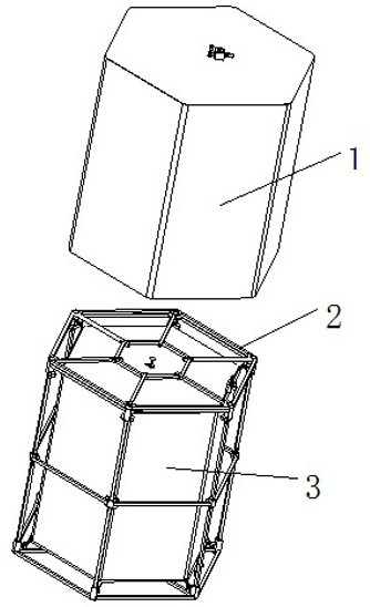 Recyclable and economical express packaging device