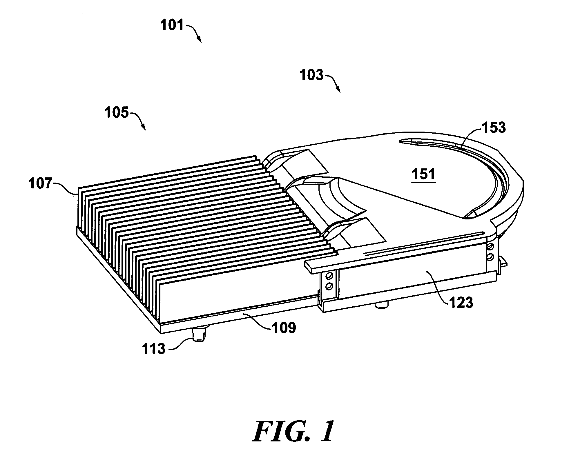 Moldable housing design for synthetic jet ejector