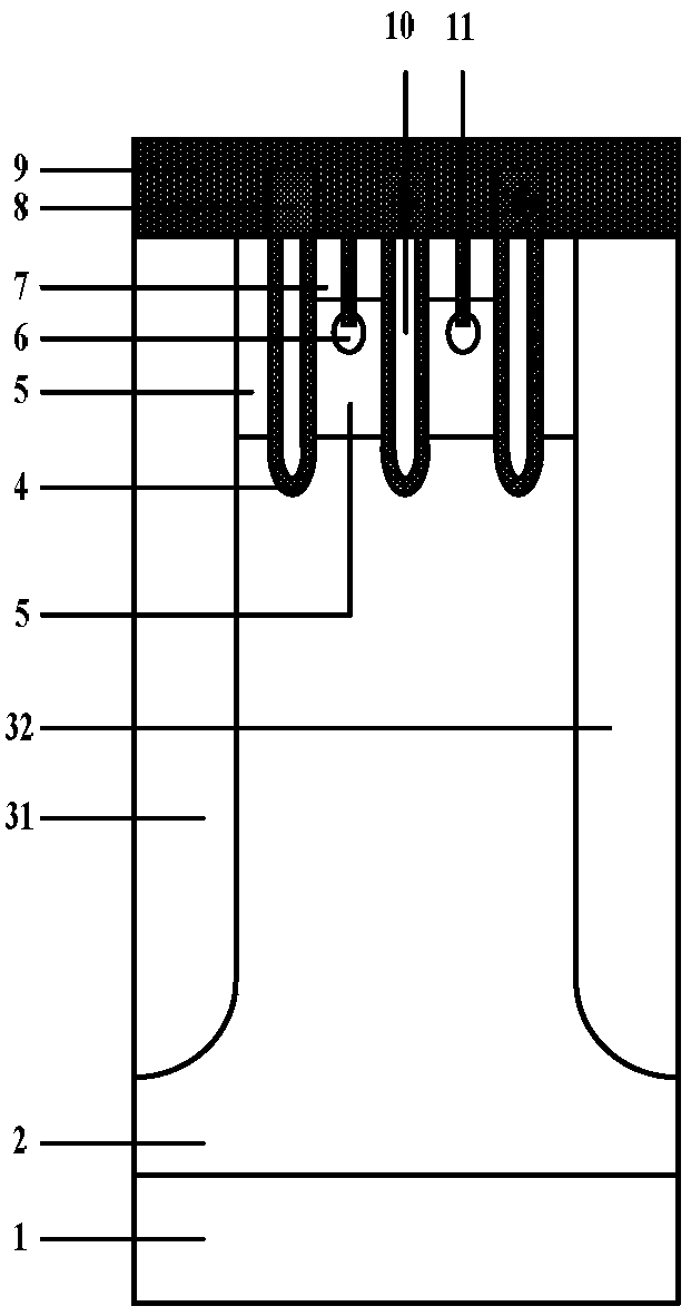 A high-robust fast-recovery super-junction power semiconductor transistor and its preparation method