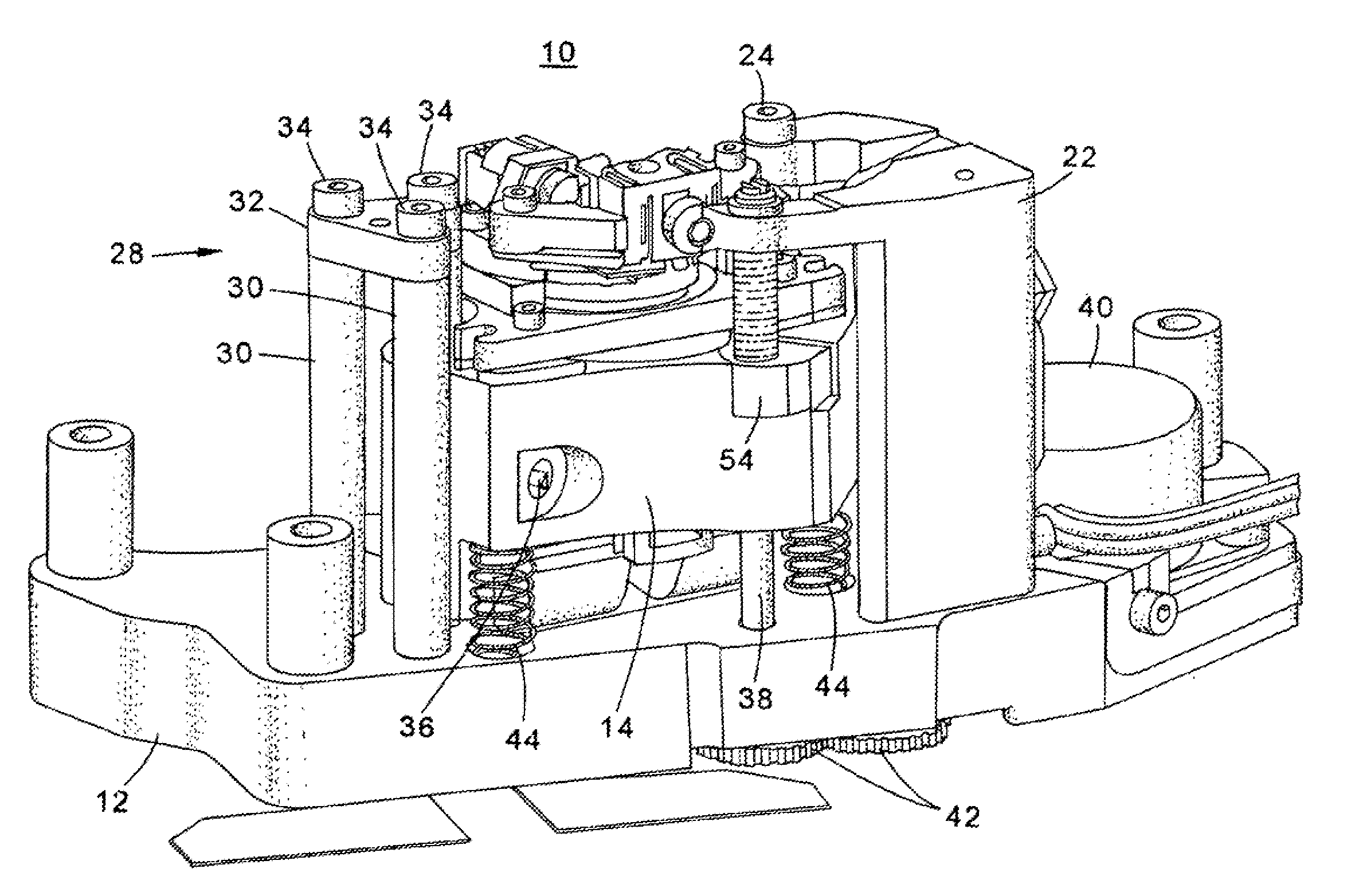 Head actuator assembly for a tape drive