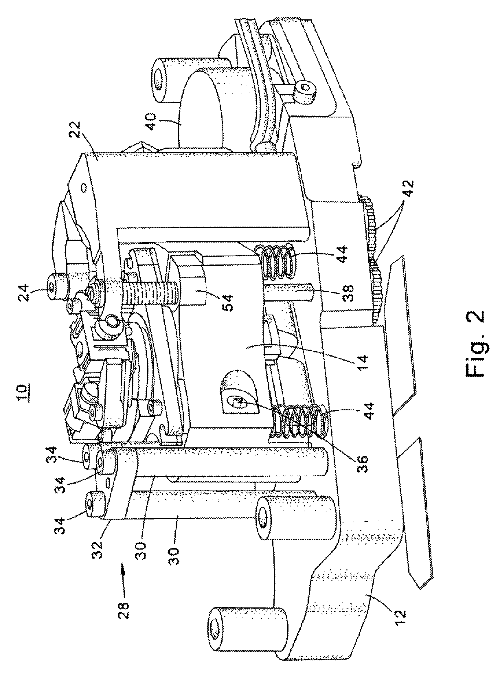 Head actuator assembly for a tape drive