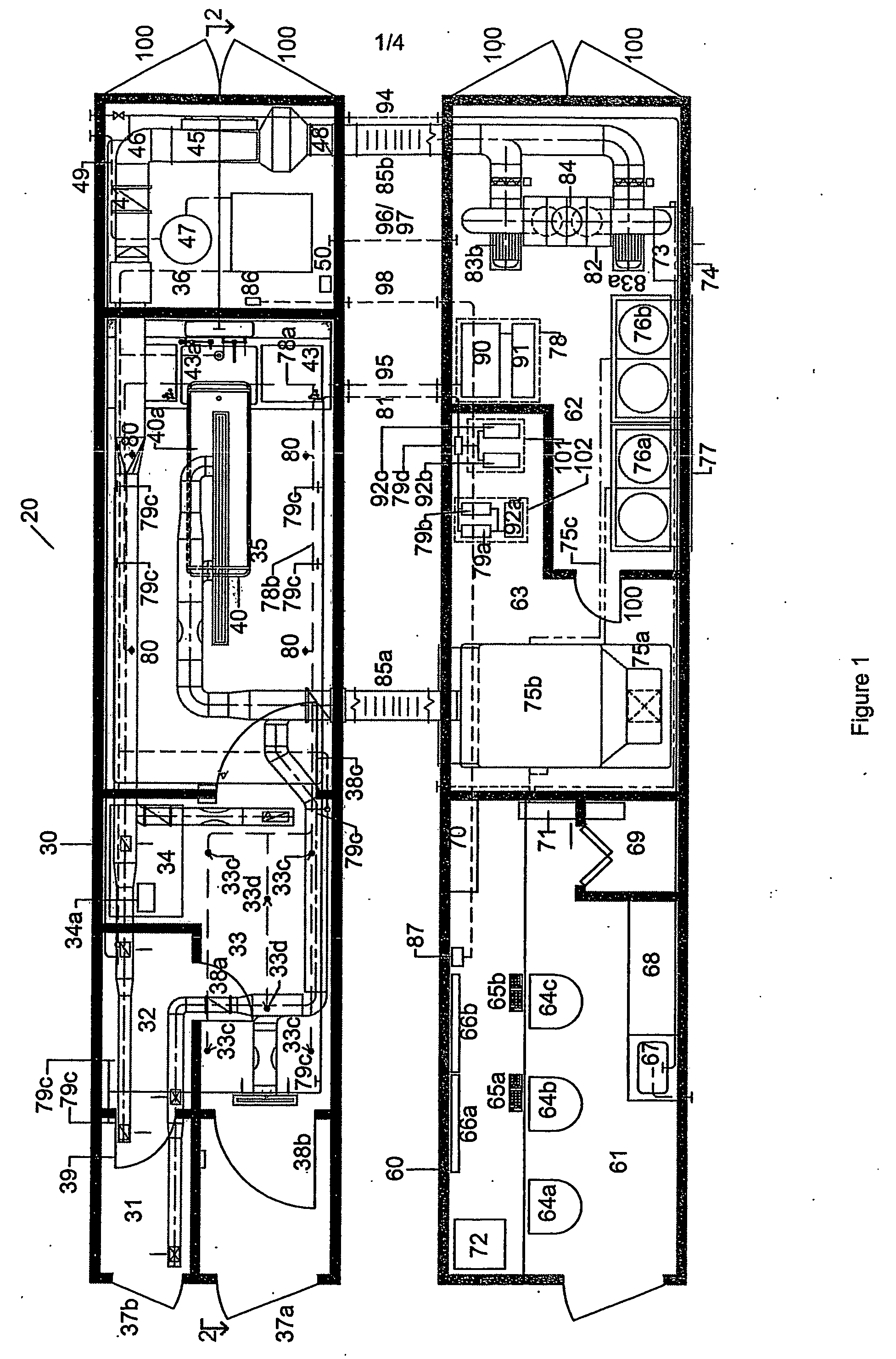 Mobile containerized autopsy facility