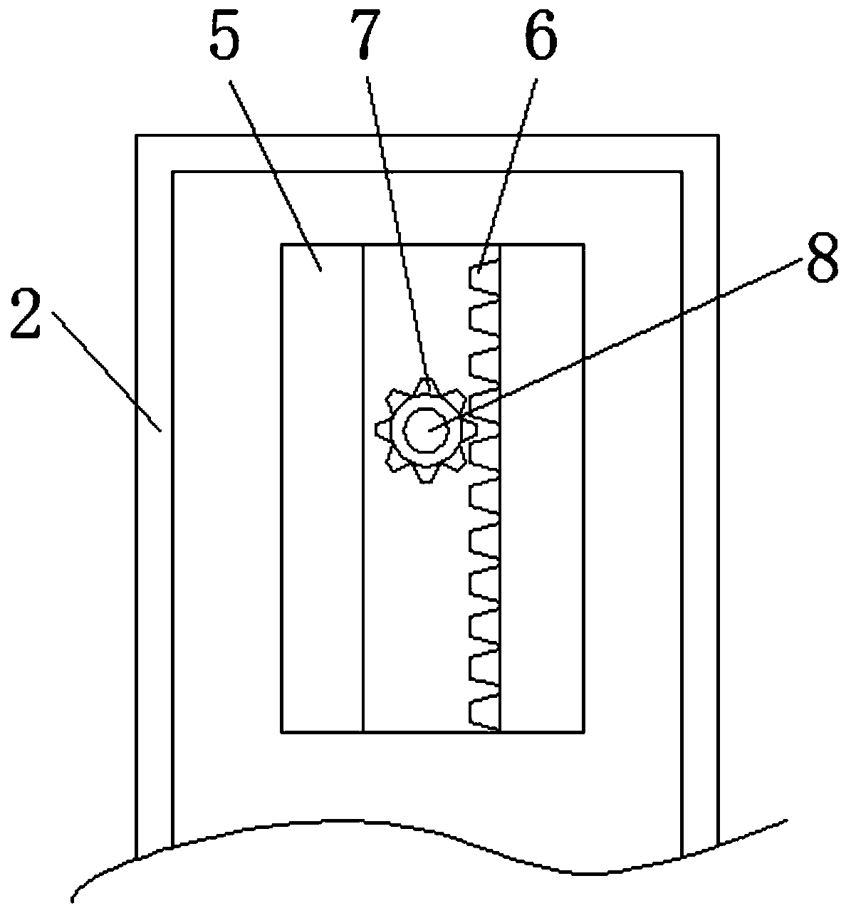 Stretching and leveling device for production of spinning cloth