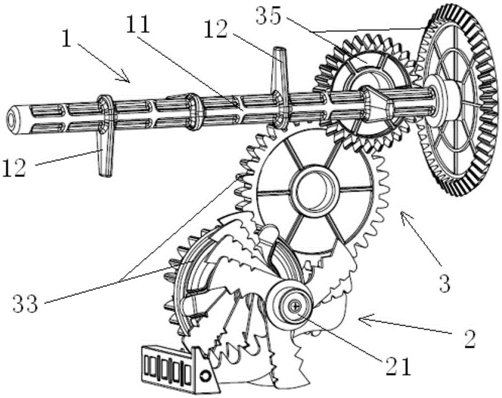 Ice crushing device and refrigerator