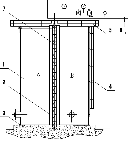 Test unit of cavity sluice gate of nuclear power station reactor