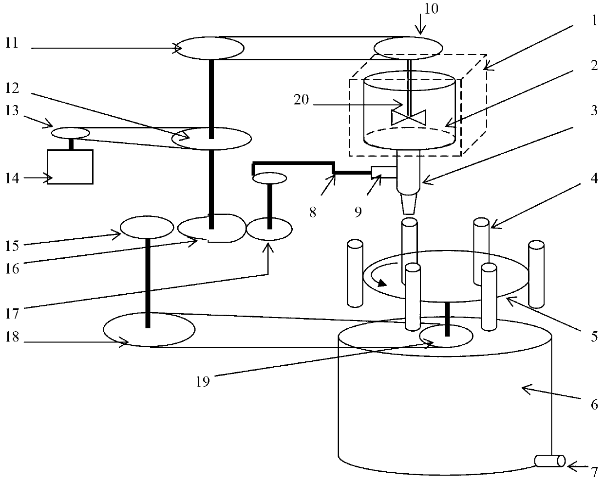 Device for protein separation and purification teaching experiment