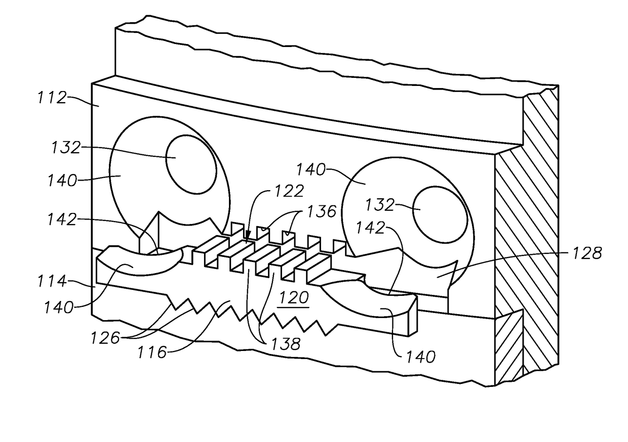 Threaded connector locking device