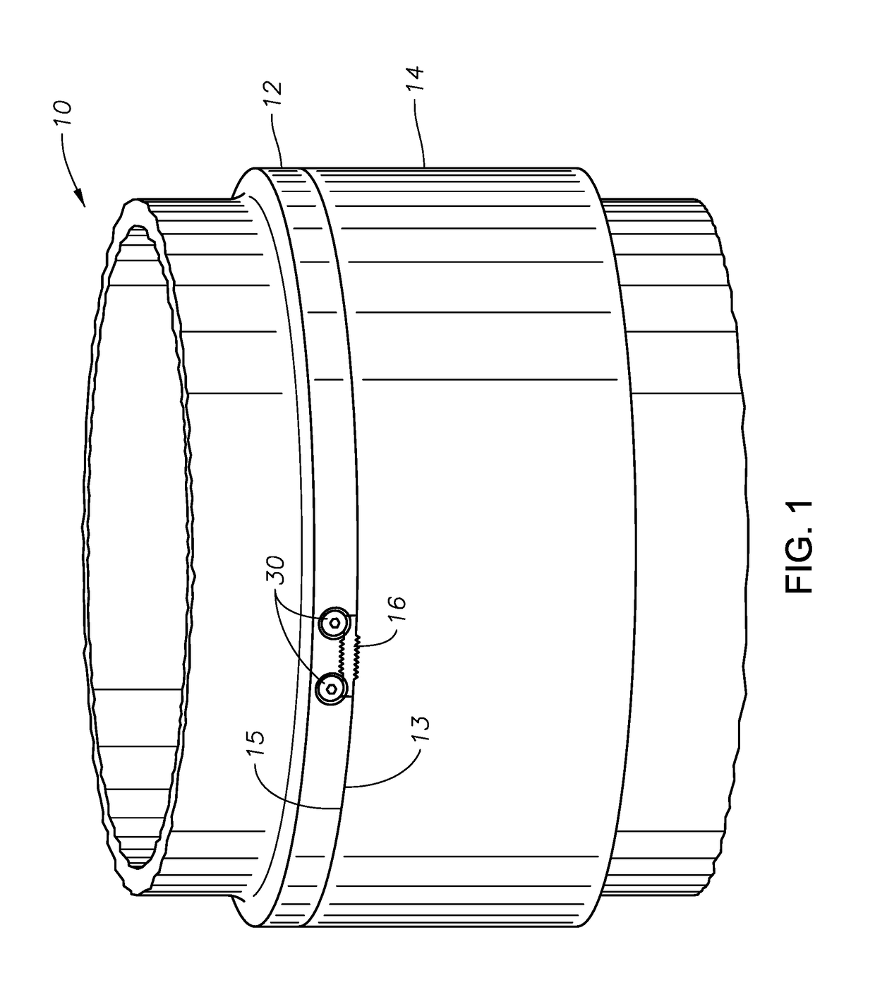 Threaded connector locking device