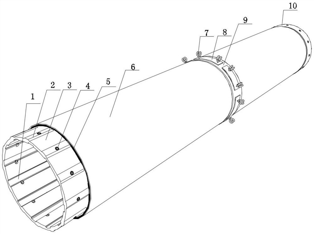 High-strength escape pipe convenient to socket and fix