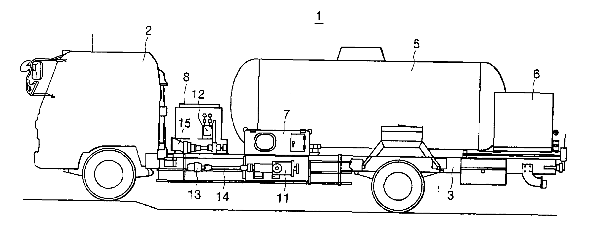 High-speed bulk filling tank truck