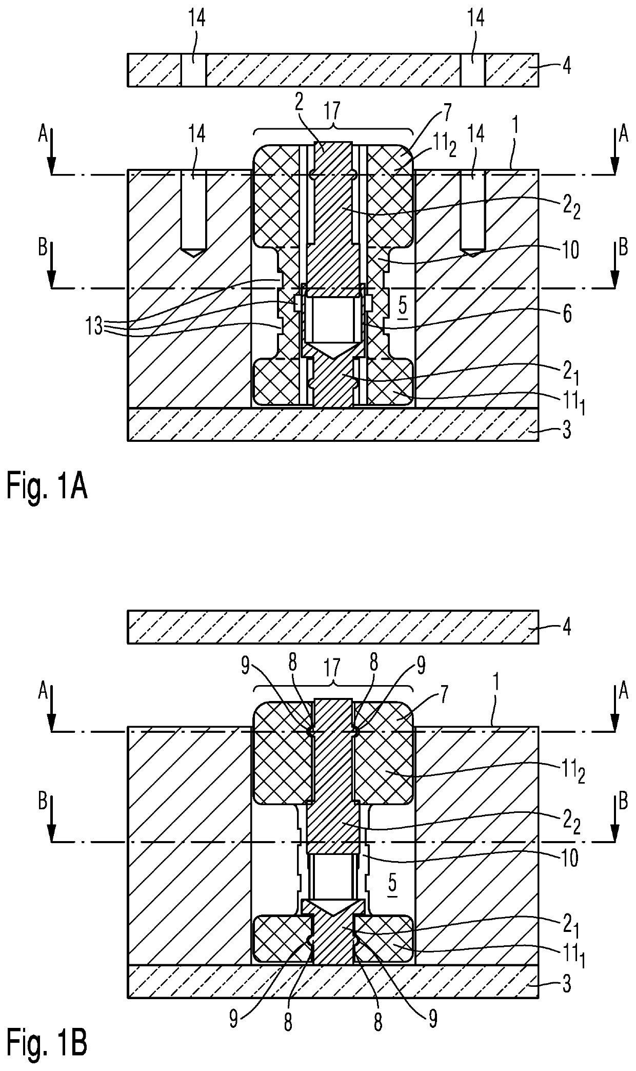 Spring-loaded inner-conductor contact element