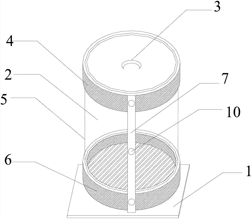 Detachable environmental-friendly garbage can