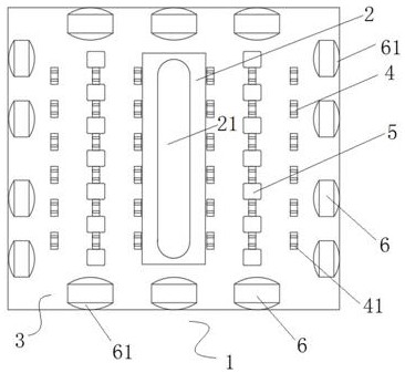 Novel electronic packaging box inner liner and preparation method thereof