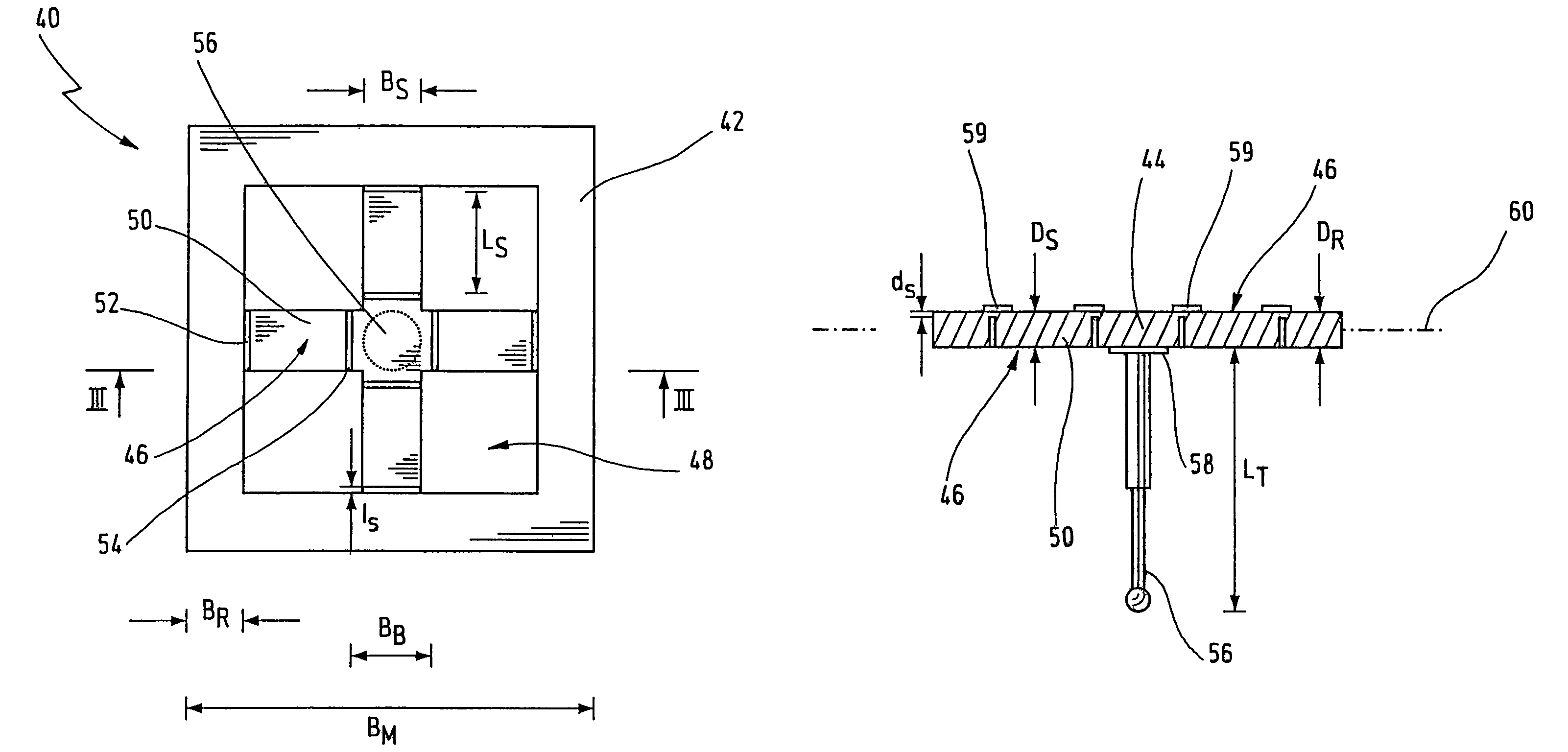 Sensor module for a probe head of a tactile coordinated measuring machine