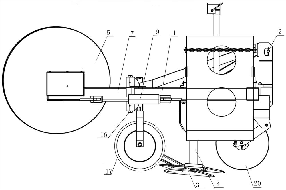 Mulching film recycling machine