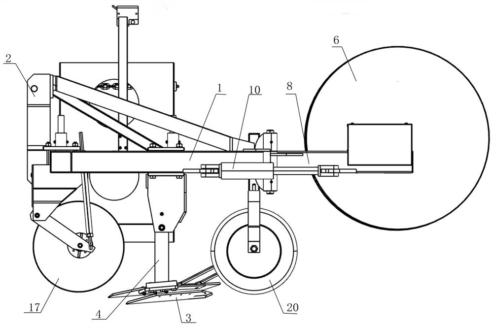 Mulching film recycling machine