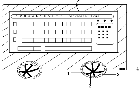 Heating keyboard