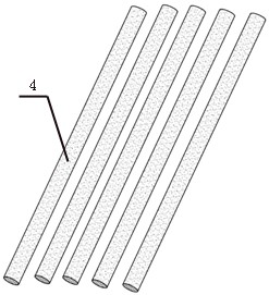 A kind of fiber toughened tungsten carbide welding rod