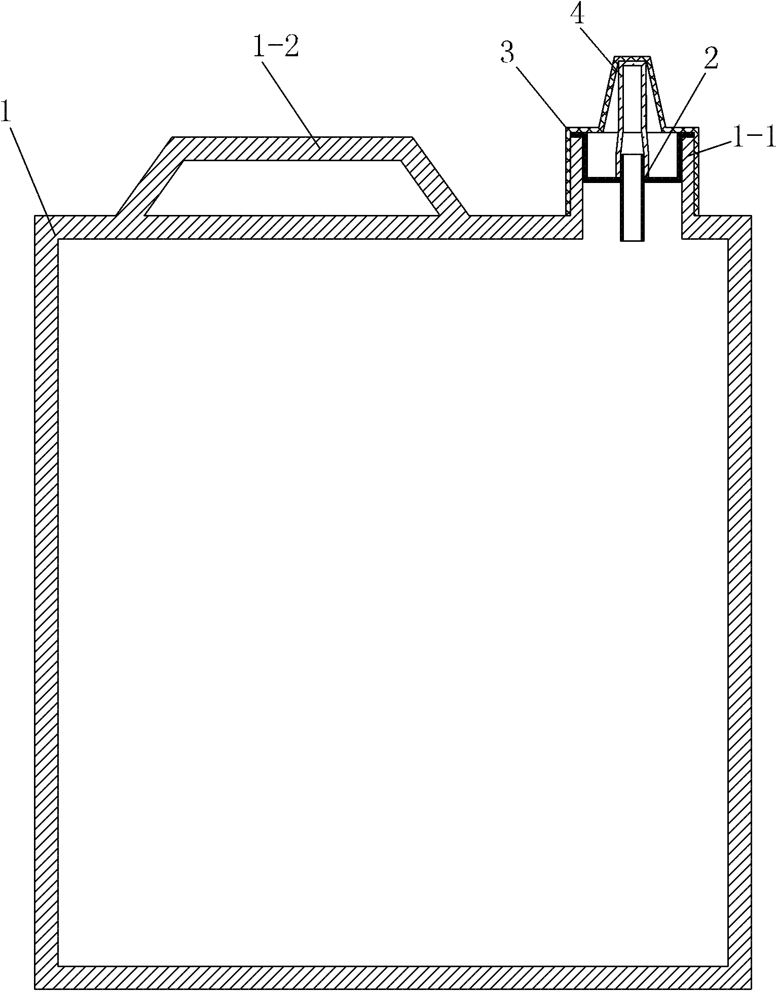 Closed bicarbonate hemodialysis tank