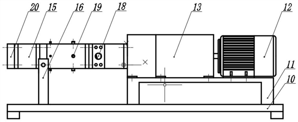 Rubber mixing and extruding device