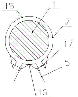 Construction method of tube-jet combined pile supporting underground wall structure