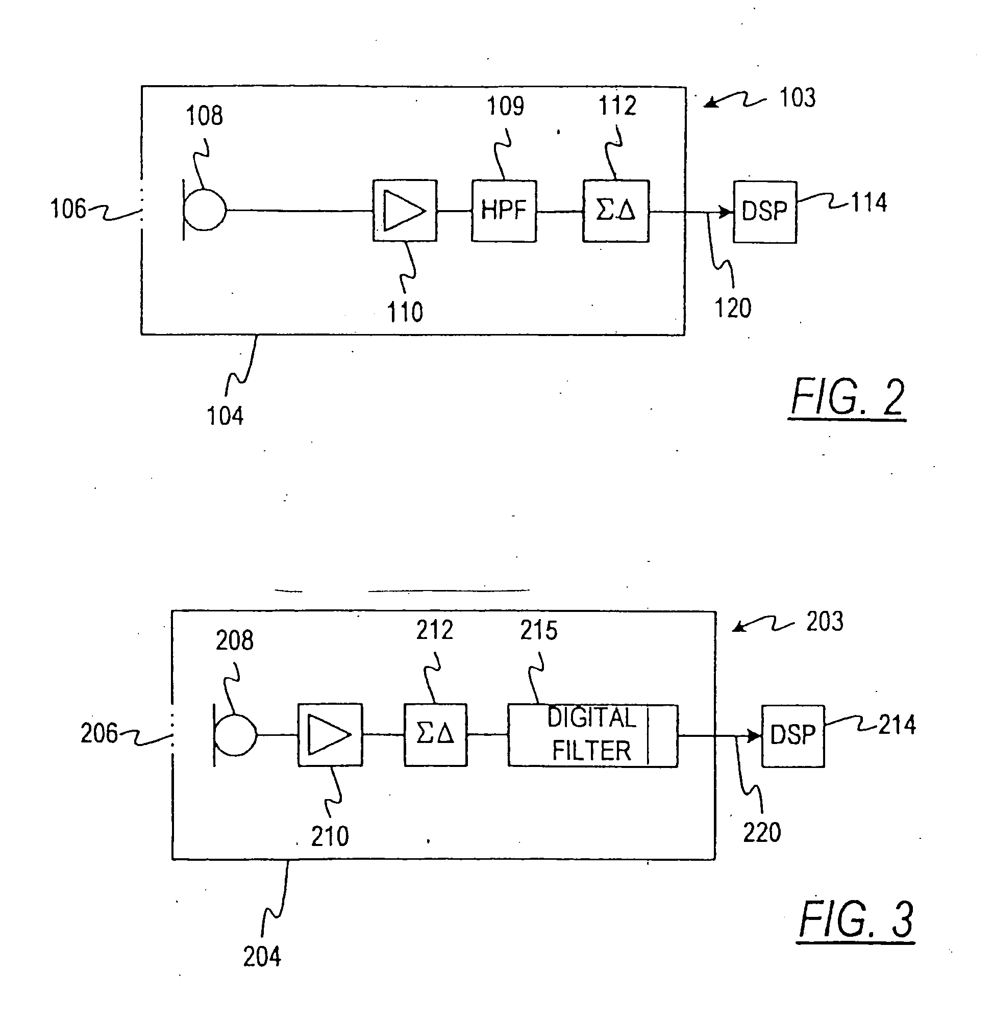 Microphone unit with internal A/D converter