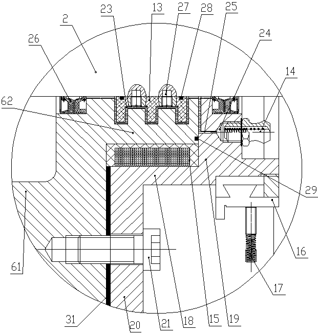 Novel sealing device of belt conveyor roller shaft under anti-corrosion and dust-proof special working conditions