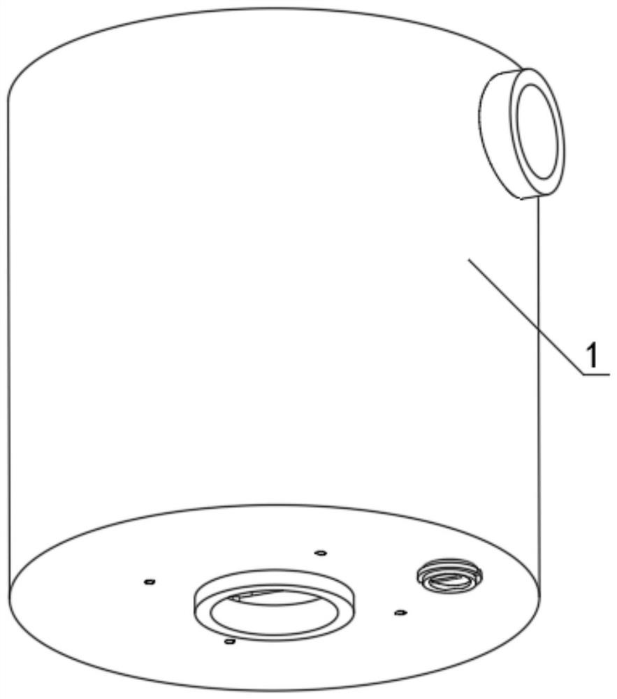 Waste gas collecting and purifying treatment device for sintering furnace