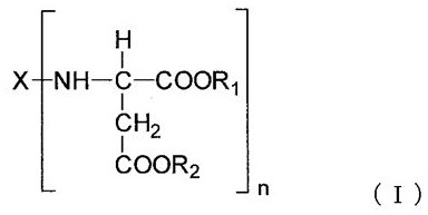 Polyaspartic acid coating composition, coating film, and coated article