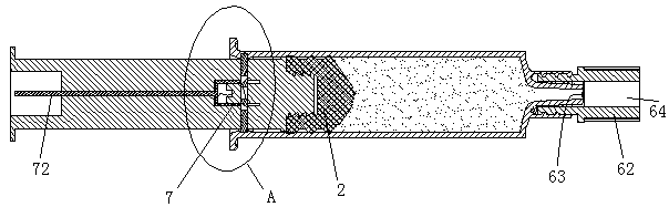 Pre-filling type catheter flusher and pre-filling type catheter flusher assembling and outputting method