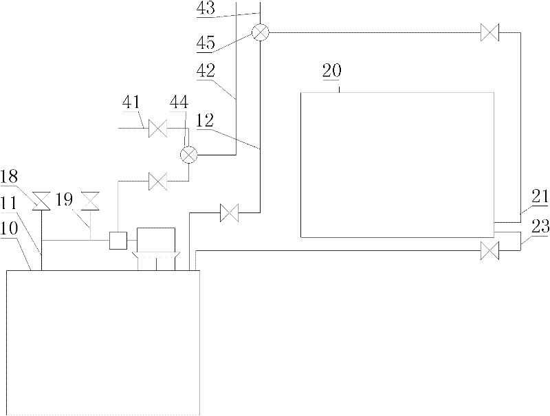 Circulating pickling device for pipeline