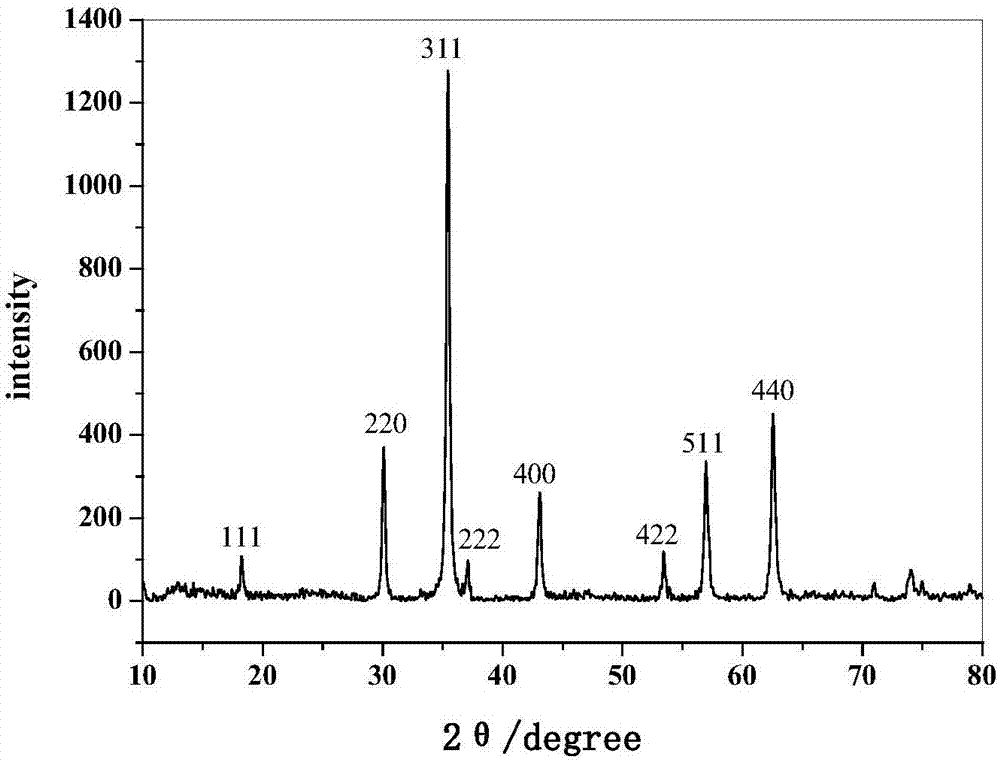 Chromium-doped magnetite hetero-phase Fenton catalyst and preparation method for same