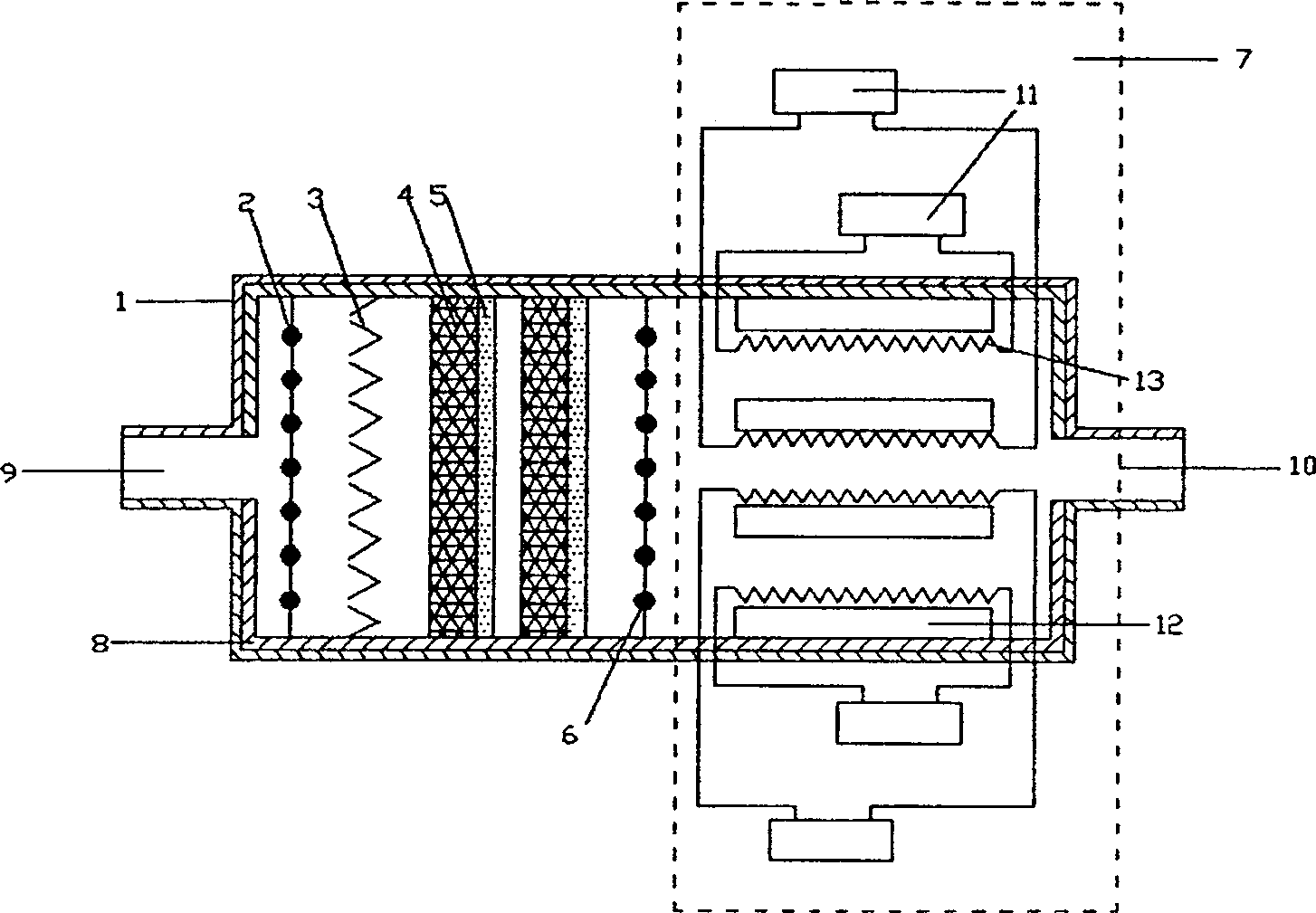 Laser scanning electron resonance type carbon-hydrogen catalysis method and equipment