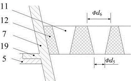 Material-fluid separation pulping equipment using airflow eddy kinetic energy