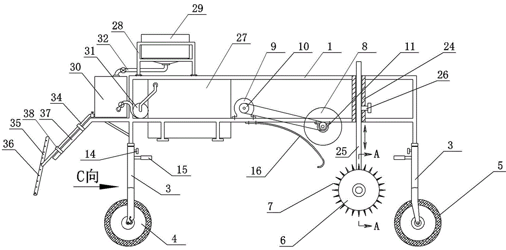 Water and fertilizer integrated multifunctional mulch film recovery machine